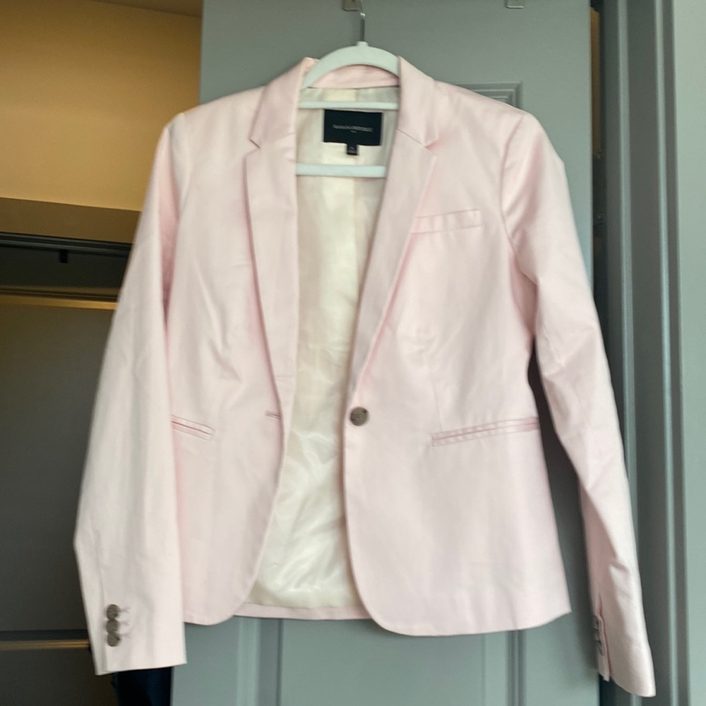 Womens light pink blazer